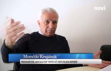 Stranci su nam, uoči rata, govorili: ‘Ne možete imati Jugoslaviju, ali možete imati svoj entitet!’