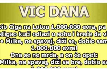 VIC DANA: Dobio Ciga na Lotu