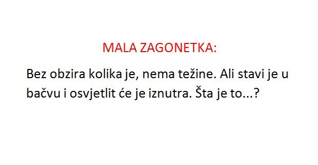 Mala zagonetka