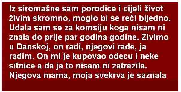 Iz siromašne sam porodice i cijeli život živim skromno…