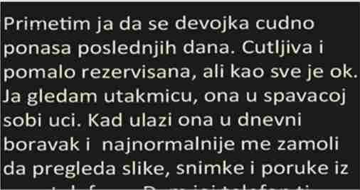 PRIMJETIM JA DA SE DJEVOJKA CUDNO PONASA .CUTLJIVA I POMALO REZERVISANA…