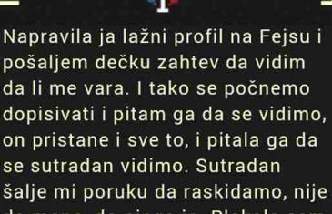 NAPRAVILA JA LAŽNI PROFIL NA FEJSU