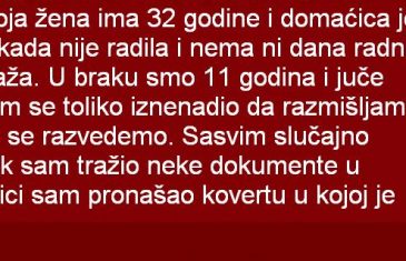 MOJA ŽENA IMA 32 GODINE I DOMAĆICA JE