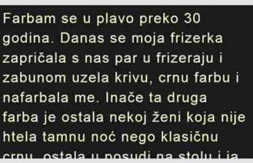 FARBAM SE U PLAVO PREKO 30 GODINA …