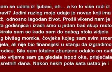 ISPOVIJEST: NISAM SE UDALA IZ LJUBAVI, A KO TO DANAS RADI!