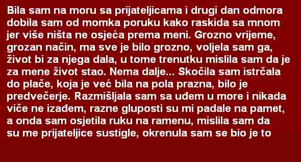 ISPOVIJEST: DOBILA SAM OD MOMKA PORUKU KAKO RASKIDA SA MNOM JER VIŠE NIŠTA NE…