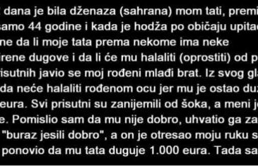 PRIJE 2 DANA JE BILA DŽENAZA (SAHRANA) MOM TATI, PREMINUO JE SA SAMO 44 GODINE…