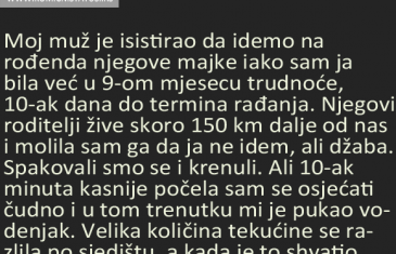 MUŽ ME NATJERAO DA IDEM NA ROĐENDAN NJEGOVE MAJKE