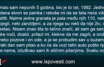 IMAO SAM NEPUNIH 5 GODINA, BIO JE RAT