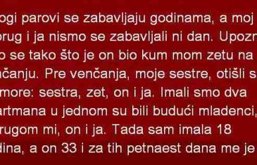 MNOGI PAROVI SE ZABAVLJAJU GODINAMA, A MOJ SUPRUG I JA NISMO SE ZABAVLJALI NI DAN