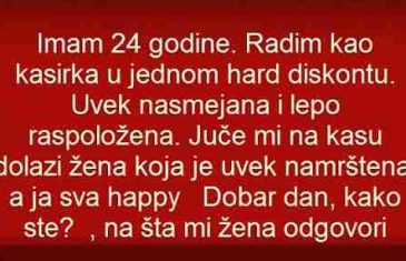 IMAM 24 GODINE. RADIM KAO KASIRKA U JEDNOM DISKONTU…