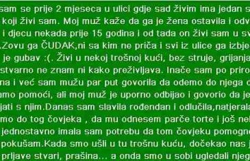 UDALA SAM SE PRIJE 2 MJESECA U ULICI GDJE SAD ŽIVIM IMA JEDAN STARIJI….