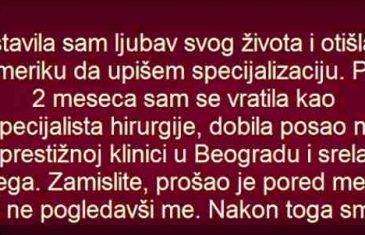 Ostavila sam ljubav svog života i otišla u Ameriku da upišem specijalizaciju!