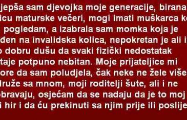 NAJLJEPŠA SAM DJEVOJKA MOJE GENERACIJE, BIRANA ZA MISICU MATURSKE VEČERI…