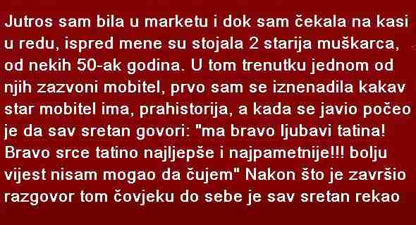 JUTROS SAM BILA U MARKETU I DOK SAM ČEKALA NA KASI U REDU…