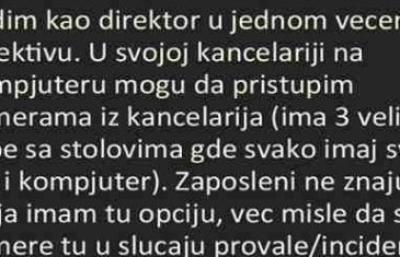 RADIM KAO DIREKTOR U JEDNOM VEĆEM KOLEKTIVU. U SVOJOJ KANCELARIJI NA…