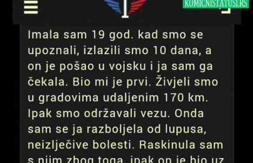 IMALA SAM 19 GODINA KADA SMO SE UPOZNALI IZLAZILI SMO 10 DANA, A ON JE…