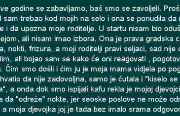 OD NOVE GODINE SE ZABAVLJAMO, BAŠ SMO SE ZAVOLJELI. PROŠLI VIKEND SAM TREBAO…