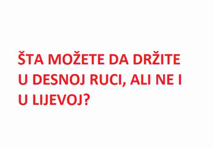 OVO PITANJE DJELUJE LAKO, ALI NIKO NE ZNA ODGOVOR: Djeluje lako, ali zbunit će vam mozak!