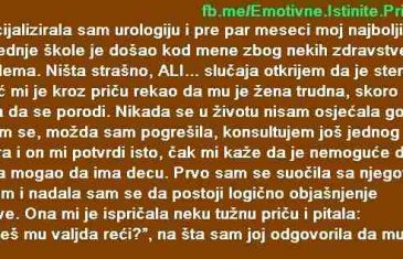 SLUČAJNO SAM OTKRILA DA JE MOJ DRUG STERILAN, A ON KAŽE DA MU JE ŽENA TRUDNA…