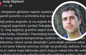 Geofizičar upozorava: Moguć je još jači udar sljedećih dana, EVO ŠTA JE OBJAVIO