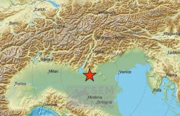 NOVI ZEMLJOTRES MAGNITUDE 4.5 POGODIO SJEVER ITALIJE: Osjetio se i u Hrvatskoj