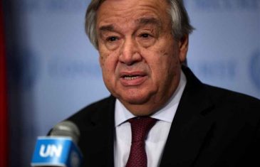 “Nalazimo se na rubu ponora – i krećemo se u pogrešnom smjeru.” Generalni sekretar UN Antonio Guterres