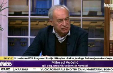 BIVŠA MILOŠEVIĆEVA, A SADA VUČIĆEVA UDARNA MEDIJSKA PESNICA MILORAD VUČELIĆ: “Ukrajina je nacifikovana, rat u Jugoslaviji bio je uvod u ovaj rat”